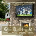 thumbnail image 5 of VEIKOUS Outdoor TV Enclosure W/ Anti-Theft Lock, Full-Motion Metal Frame Bracket, All-Weather Protection TV Cover Fits 32-43" TV, 5 of 17