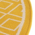 thumbnail image 4 of Unique Loom Outdoor Trellis Collection Area Rug - Kafes (5' 3" x 8' Oval Yellow/Ivory), 4 of 9