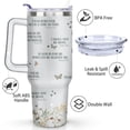 thumbnail image 4 of Christian Tumbler Inspiration Christian Gift for Women, Bible Verse Religious Coffee Cup, Religious Gifts For Mom Sister Grandma, I Am A Child of God 40 Oz Stainless Steel Tumbler With Handle & Straw, 4 of 6