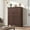 Brown, variant on Versatile 5 Drawer Dresser, 41.3'' Tall Freestanding Wooden Chest, Vertical Organizer Cabinet, Adjustable Feet, For Bedroom, Living Room, Hallway, Multiple Colors Available
