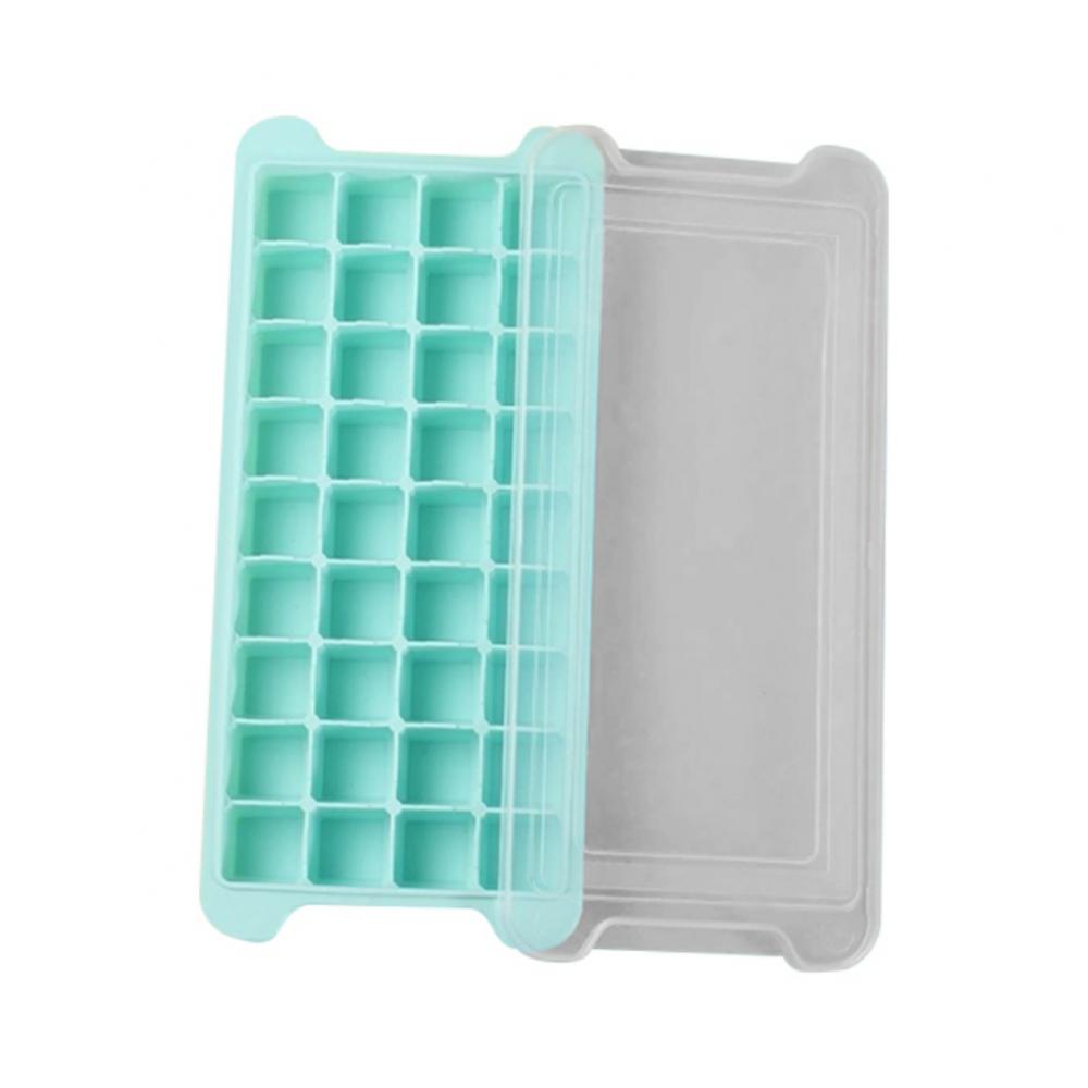 Silicone Ice Tray Ice Cube Trays,Silicone Ice Cube Molds With Lid