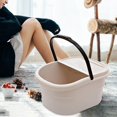 thumbnail image 1 of Lavabo para pies Perfecl portátil de 12 l con soporte para teléfono 30 cm para hotel, 1 of 8