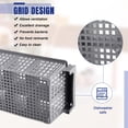 thumbnail image 4 of Cesta para cubiertos Maxdot para lavavajillas, 8 compartimentos, plástico gris, 4 of 6