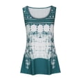thumbnail image 5 of Patlollav Tank Top for Women Under $10.00, Womens Summer Tank Top Round-Neck Sleeveless Print Casual Fashion Blouse, 5 of 6