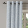 thumbnail image 2 of Ambesonne Floral Grommet Curtain, Petals and Foliage Motif, 50" x 108", Blue Grey Tan, 2 of 6