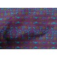 thumbnail image 4 of oneOone Cotton Cambric Fabric Leaves & Floral Block Printed Fabric 1 Yard 56 Inch Wide, 4 of 4