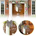 thumbnail image 2 of Garden Welcome Sign Circular Door Hanger For A Warm Welcome For Homeowners Who Unique Decor2, 2 of 5