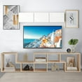 thumbnail image 2 of 2-Pieces Wood TV Stand for 32-65 Inch TVs, Adjustable TV Console Table with Storage, Double L-Shaped TV Stand, Farmhouse Entertainment Center for Living Room, 2 of 8