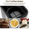 thumbnail image 2 of 3-in-1 Coffee and Tea Machine Brewing System with 2.5 Quart Pitcher, Iced Tea Maker and Iced Coffee Maker, Strength Selector, Perfect For Tea, Coffee, Lattes, Lemonade, 2 of 7