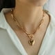 thumbnail image 4 of Collar de Cadena de Aleación JShteea Con Corazón para Mujer, 4 of 9