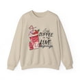 thumbnail image 2 of Wear Your Love for Coffee: Coffee Is My Love Language Sweatshirt, 2 of 8