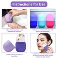 thumbnail image 4 of Asge Rouleau de Glace pour le Visage et les Yeux, Moule à Glace en Silicone pour Massage du Visage, Outils de Soins de la Peau pour Rouleau de Glace Beauté Faciale, Trousse de Soins de la Peau pour Rouleau de Glace Visage, Élimine les Ridules, Réduit les Pores, 4 of 14