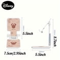 thumbnail image 3 of 【Authorized】IP Style 1pc Disney Mickey Mobile Phone Stand Desktop New Cute Cartoon Folding Lifting Multi-functional Integrated Telescopic Adjustable, 3 of 5