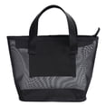 thumbnail image 1 of Mesh Toiletry Pouch Large Capacity Mesh Cosmetic Travel Bag Makeup Organizer Bag, 1 of 10
