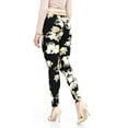 thumbnail image 3 of LMB | Women’s Extra Soft Leggings | Variety of Prints | One Size | Floral on Black, 3 of 10