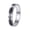 Silver, variant on Men's Women's Stainless Steel Minimalist Vine Plant Plain Signet Ring 4MM Flat Wedding Band Silver Size 10