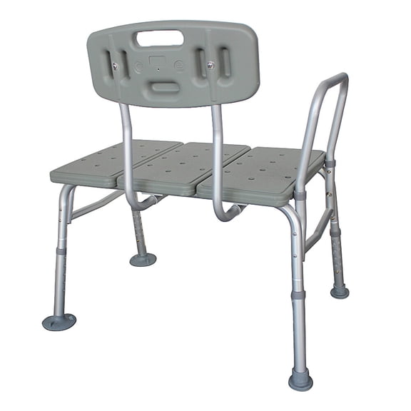 Three Piece Medical Bathroom Safety Shower Basin, Aluminum Shower Chair, Hair Washing Recliner with Back and Handle, Suitable for Bathroom, Toilet. Grey