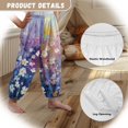 thumbnail image 6 of DISNIMO Vintage Daisy Bloomer Harem Pants Kids Bloomer Trousers for Girls Harem Bloomers Long Pants for Kids Harem Pants Girls Harem Bloomers 3-7 Girls Beach Pants Loose Fall Pants Sweatpants, 6 of 7