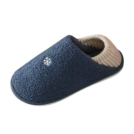 

Christmas Gifts Couple Men s Winter Snowflake Socks Christmas Pattern Indoor Home Furnished Warm Non Slip Cotton Slippers slipper for Men Plush R