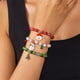 thumbnail image 4 of Set de pulseras de Papá Noel con muñeco de nieve con árbol de Navidad - Pulseras festivas de aleación de 3 piezas para mujer, joyería navideña multicolor con cuentas, ajustable de 7 pulgadas, 4 of 6