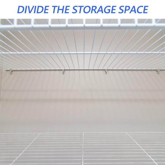 HONMEET Iron Wire Refrigerator Shelf Divider for Flexible Freezer Storage Organization