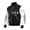 Black, variant on IWRICH USA Flag Printed Plus Size Jacket for Men 4th of July Independence Day Full Zip Sweatshirts Collar Lightweight Streetwear White XL