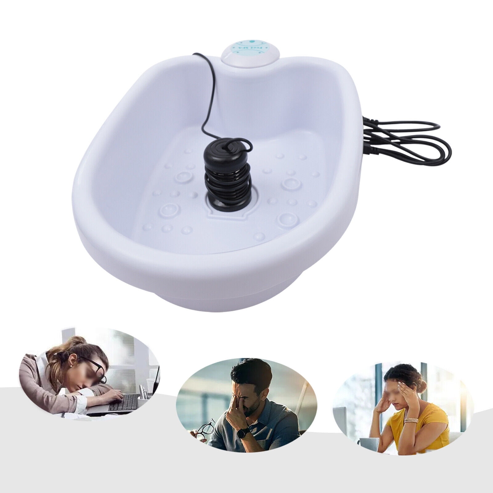 For Home Ionic Detox Foot Bath Cleanse Spa Ion Kit Machine W/Tub Basin Array