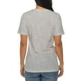 thumbnail image 4 of Plus Size Right On The Money Graphic Design Deluxe Jersey T-Shirt - Heather Grey 2XL, 4 of 4