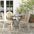 thumbnail image 3 of Merrick Lane Stacking Thonet French Bistro Style Chair, White (Set of 4), 3 of 14