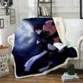 thumbnail image 5 of Anime Naruto Cartoon Characters Flannel Throw Blanket Printed Quilts Soft Blanket for Sofa Bed Soft Print Gift, 5 of 5