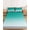Teal Green, variant on King Size Fitted Sheet Set - Teal Ombre 3 Piece Bedding Sets 16" Deep Pocket Fitted Sheet with 2 Pillowcases, Turquoise White Gradient Modern Abstract Art Brushed Microfiber Hotel Luxury Bed Sheets