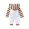 thumbnail image 2 of Nituyy Babies Thanksgiving Day Romper, Printed Pattern Hooded One-piece, 2 of 7