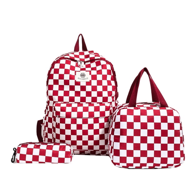 Mochila Regreso A La Escuela para Escolar Con Almuerzo Lápices