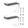 thumbnail image 2 of Almencla 2 Snowboard Wall Mount Display Racks Shed Brackets Snowboard Storage Hangers Clear, 2 of 7
