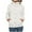 White, variant on TAGOLD Womens Coats,Women's Lamb Plush Cardigan Coat Double Sided Plush Hatless Jacket Coat Blouse