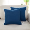 thumbnail image 1 of Janrevotw - Juego de 2 almohadas para sofá, cojín para sala de estar, cojín lumbar de lino grueso de color sólido, cojín grande para la cabeza de la cama y el respaldo., 1 of 8