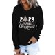 thumbnail image 1 of Gibobby Sudaderas de Navidad para mujer Navidad Mujer Casual Y 2 K Sudadera Estampada Sudadera Suelta Cuello Redondo Manga Larga(Negro,M), 1 of 4