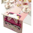 thumbnail image 2 of Easter Rabbit Truck Daisy Table Runner Country Decor Tableclothss for Dining Table Decoration Table Cover, 2 of 6