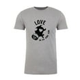 thumbnail image 2 of Love Is In The Air Gas Mask Shirts, Valentine Nice Shirts, Graphic Men's Shirts - Heather Grey MH200Valentine S25 M, 2 of 3