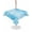 Mist Blue, variant on Outdoor Tablecloth with Umbrella Hole for Patio/Picnic/Party/Camping, Brown Ombre Coastal Waterproof Table Cloth Rectangle Table Cover Washable, Sea Nautical Summer Beach Starfish Coral (60"x 120")