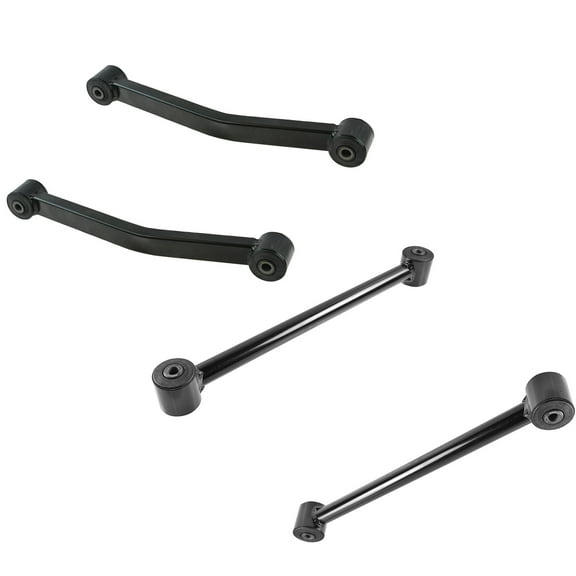 TRQ Upper & Lower Control Arm Set Rear LH & RH Sides for 07-18 Jeep Wrangler PSA62958 Fits select: 2008,2015-2018 JEEP WRANGLER UNLIMITED