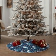thumbnail image 4 of Bingfone Christmas Tree Skirt Mat Christmas Decoration Interior 48" -Sea Sharks, 4 of 6
