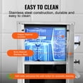 thumbnail image 4 of VEVOR Heladera para Uso Comercial, Produce 18 Litros por Hora, 1780W, Ofrece Un Solo Sabor, Equipada con Ruedas, Cilindro Inoxidable de 6L, Pantalla LED, Función de Preenfriamiento y Limpieza Automáti, 4 of 5