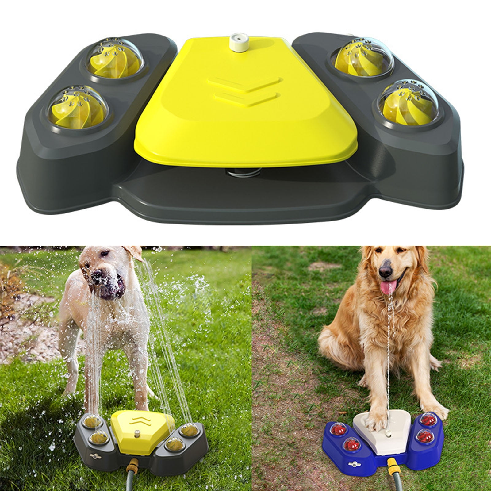 Flmtop Dog Drinking Feeder Pedal-Type Automatic Self-Drinking Pet