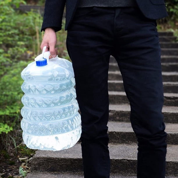 Bidon D'eau Portable 18 L – Matériau Alimentaire, Robinet Rapide – Pour Camping, Randonnée, Pique-nique – Léger Et Pratique