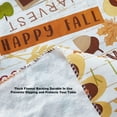 thumbnail image 4 of Newbridge Happy Thanksgiving Turkey 60 x 84 inch Oval Vinyl Tablecloth with Flannel Backing, 4 of 8