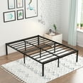 thumbnail image 7 of Teraves 16 Inch Full Size Black Metal Platform Bed Frame with Under-bed Storage for Home Bedroom Furnitures, 7 of 7
