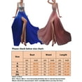 thumbnail image 2 of Frontwalk Women Solid Color Prom Maxi Dresses Strappy Mesh Summer Beach Sundress Glitter Holiday Long Dress, 2 of 4