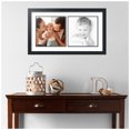 thumbnail image 2 of ArtToFrames Collage Photo Picture Frame with 2 - 10x10 Openings, Framed in Black with Super White and Black Mats (CDM-3926-40), 2 of 8