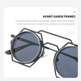thumbnail image 5 of Punk Sunglasses For Men Retro Steampunk Sunglasses Women Round Glasses Vintage, 5 of 8